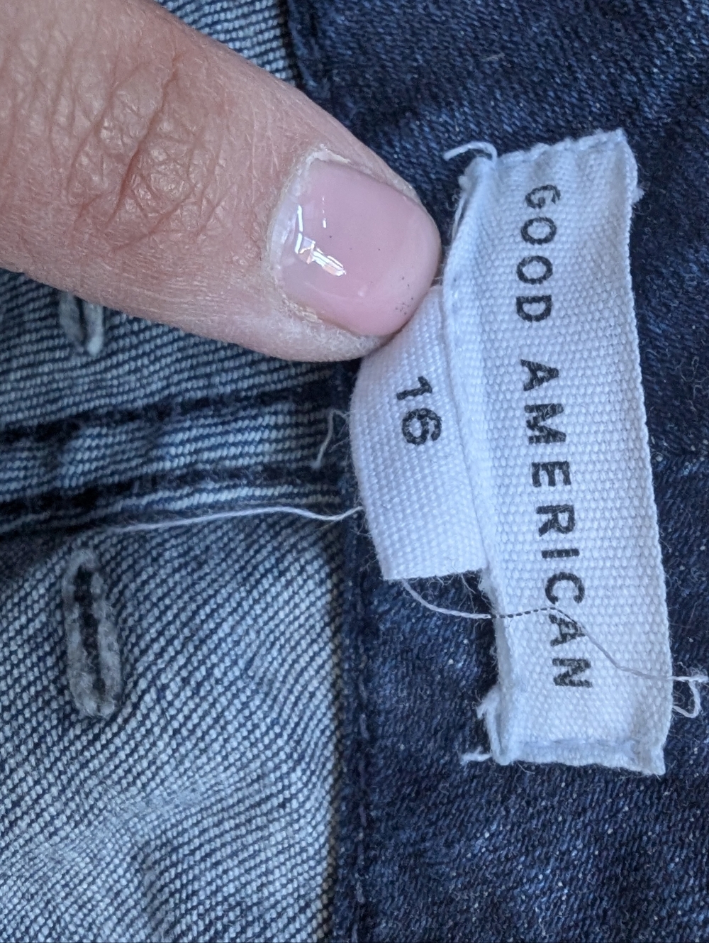 Good American Good Legs  Jeans – Women’s Size 16 – Dark Wash - Picture 3 of 3
